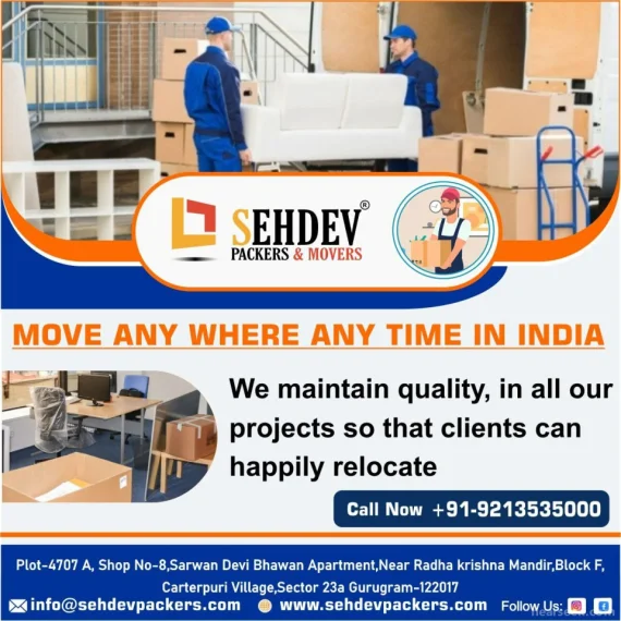 Packers and movers Gurgoan 